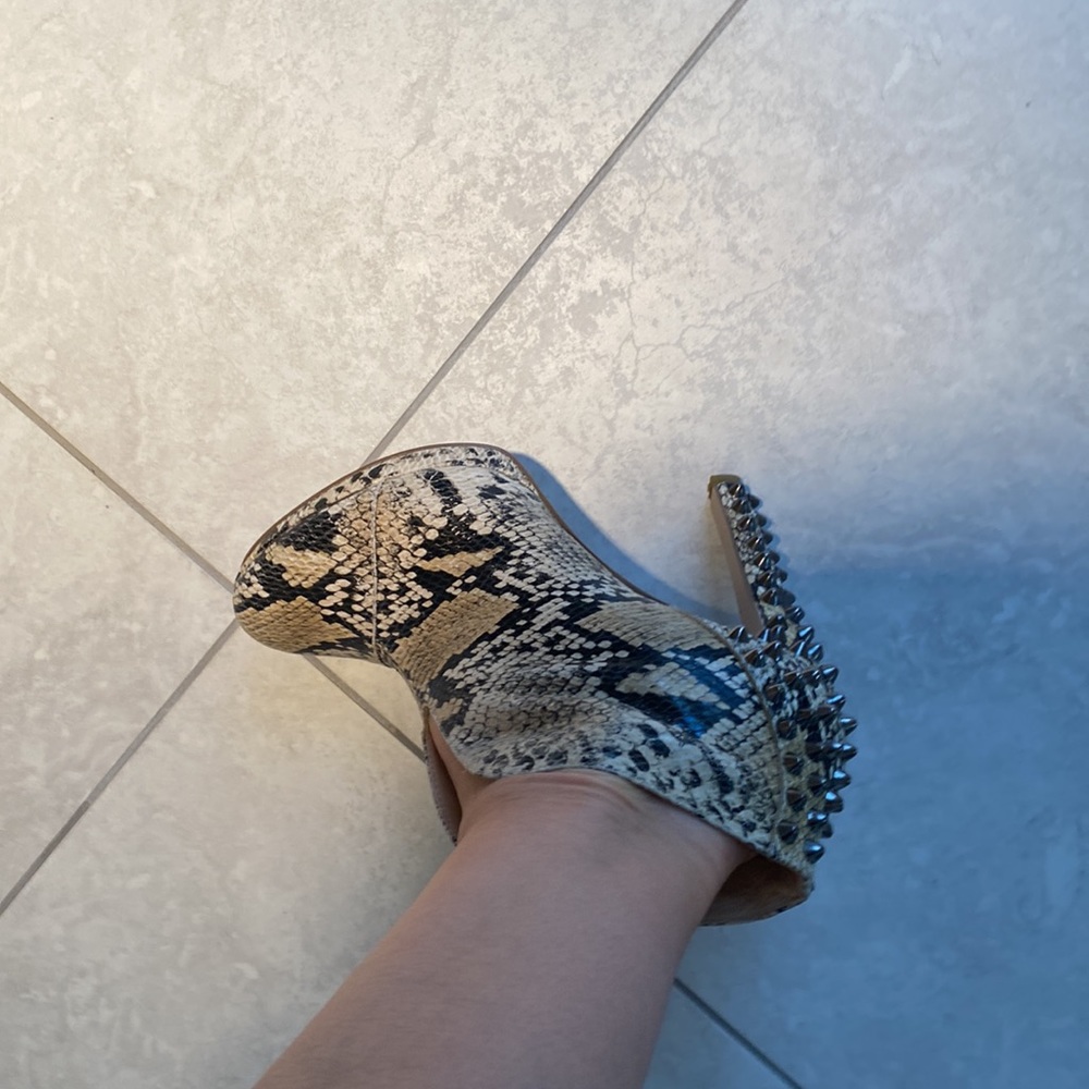BCBG maxazria python leather booties - Picture 8 of 8